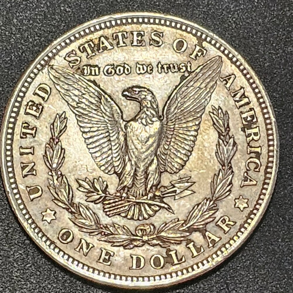 1921 Morgan Silver Dollar Coin Circulated Uncertified Collectible US Currency - Picture 2 of 2